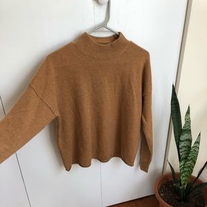 Madewell mockneck cashmere sweater
